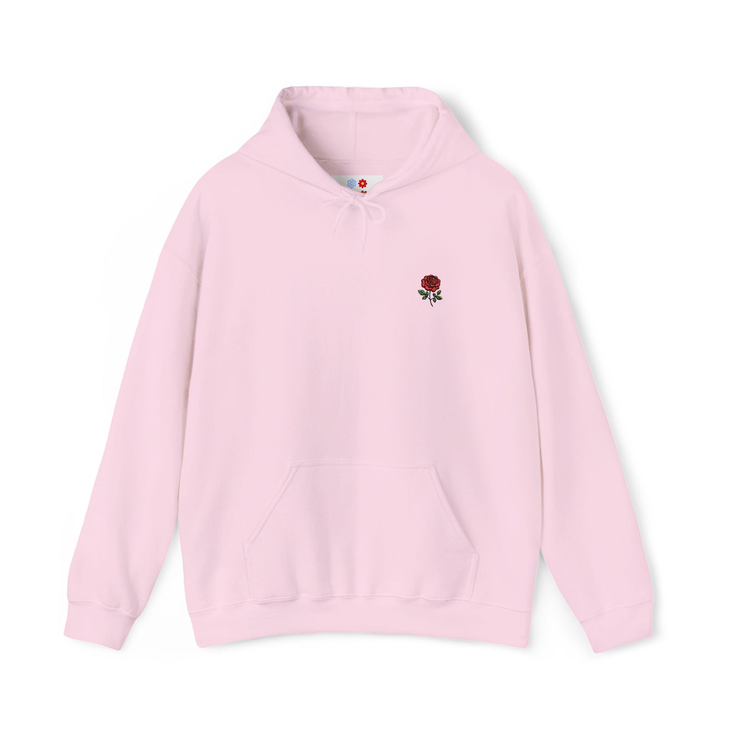 Rose Embroidered Hoodie