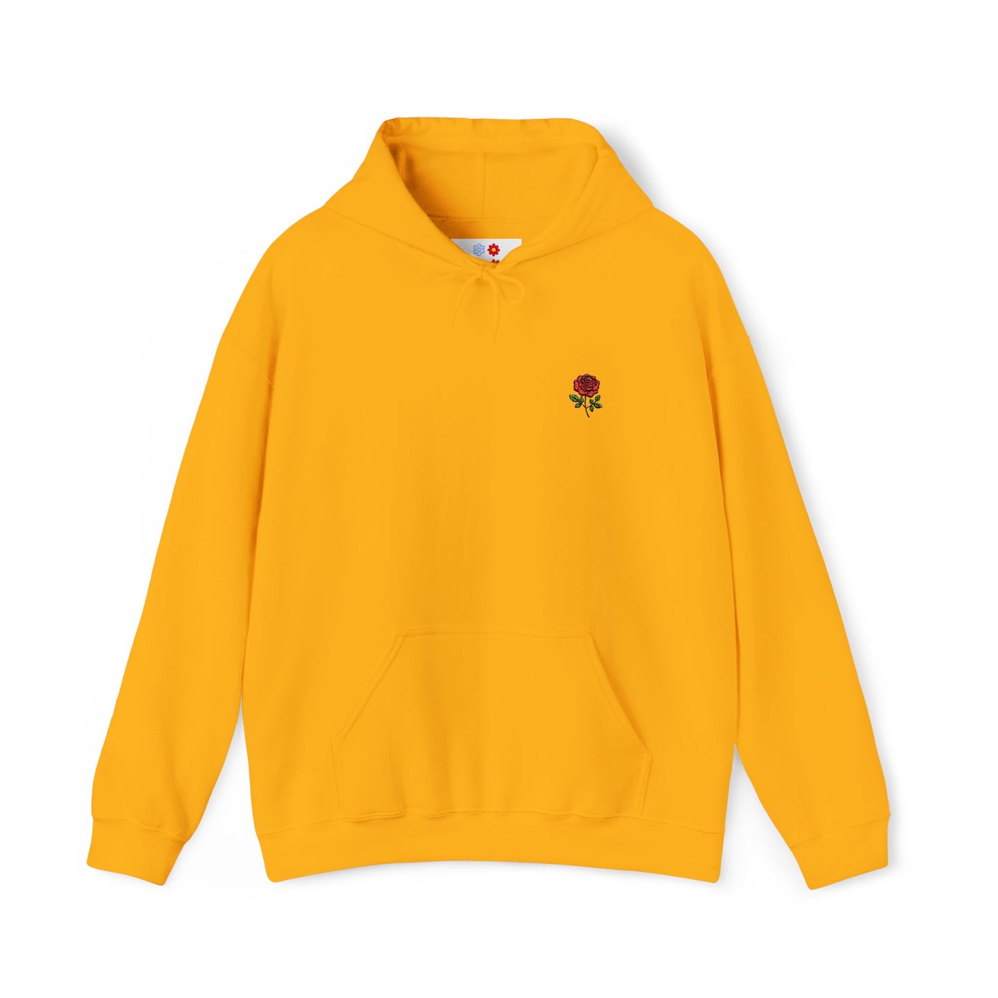 Rose Embroidered Hoodie