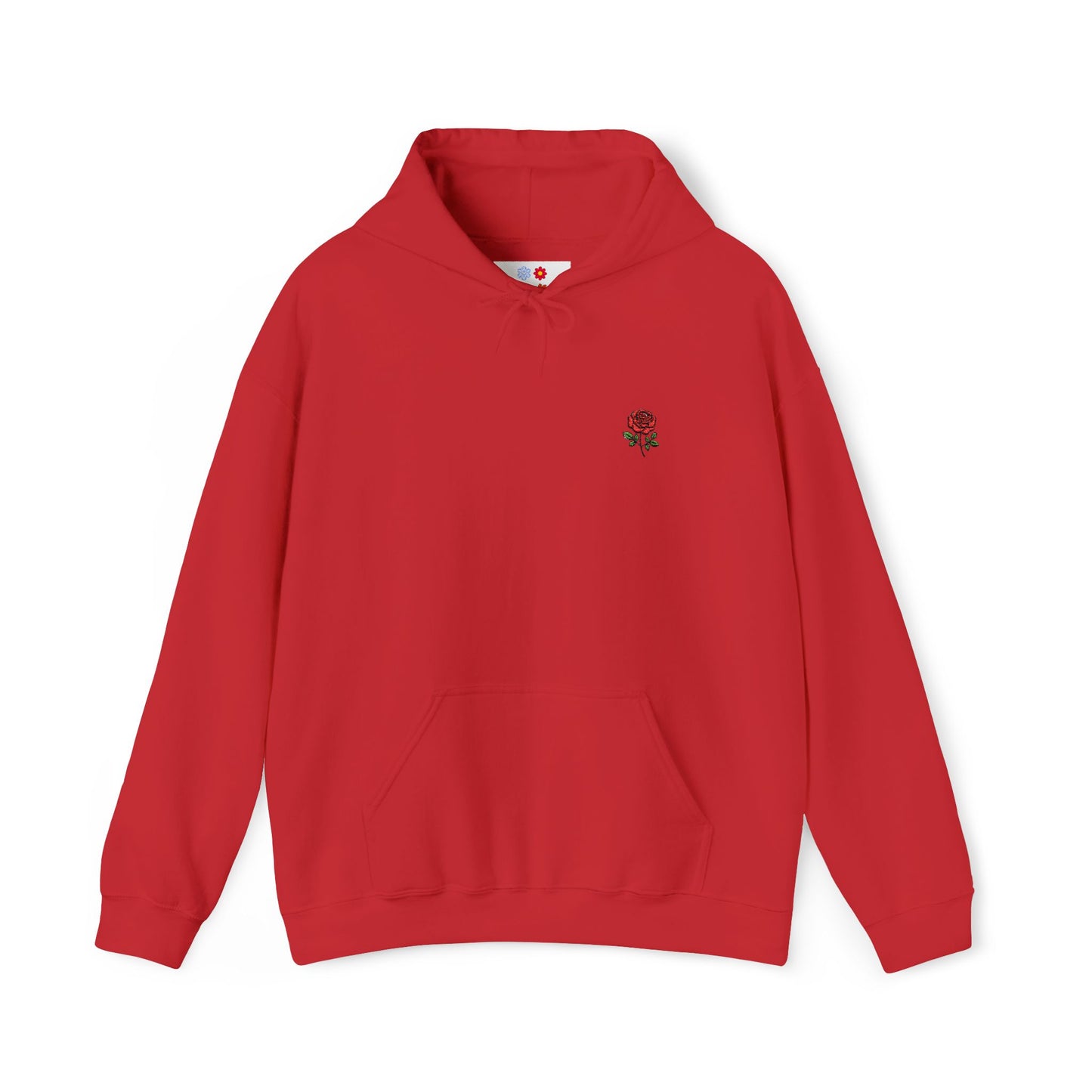 Rose Embroidered Hoodie