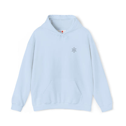 Embroidered Essential Snowflake Hoodie