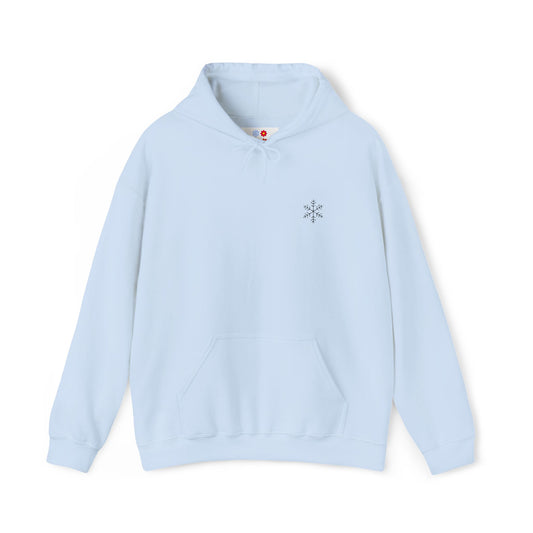 Embroidered Essential Snowflake Hoodie