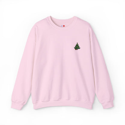 Embroidered Christmas Tree Crewneck