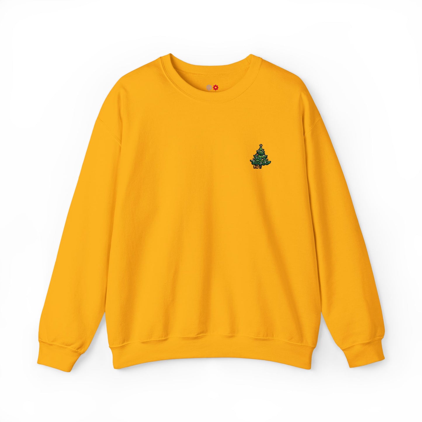 Embroidered Christmas Tree Crewneck