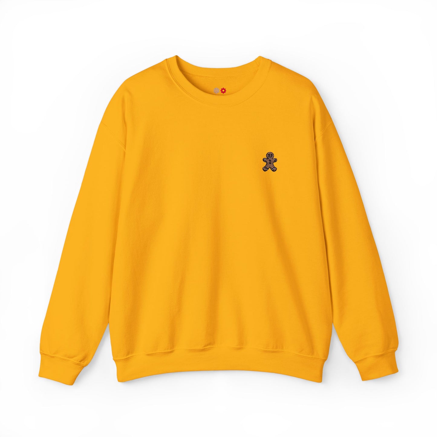 Embroidered  Gingerbread Man Crewneck