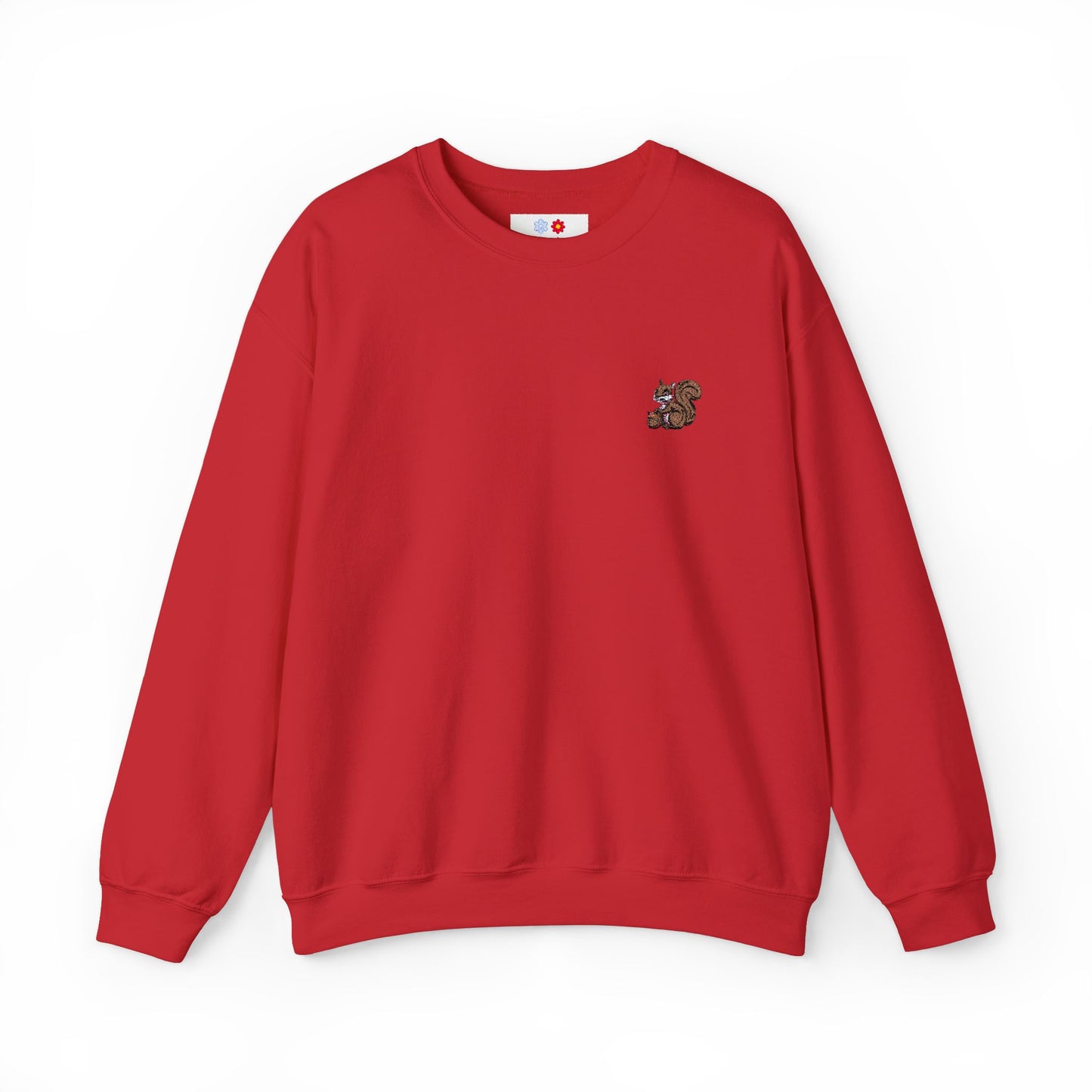 Embroidered Squirrel Crewneck