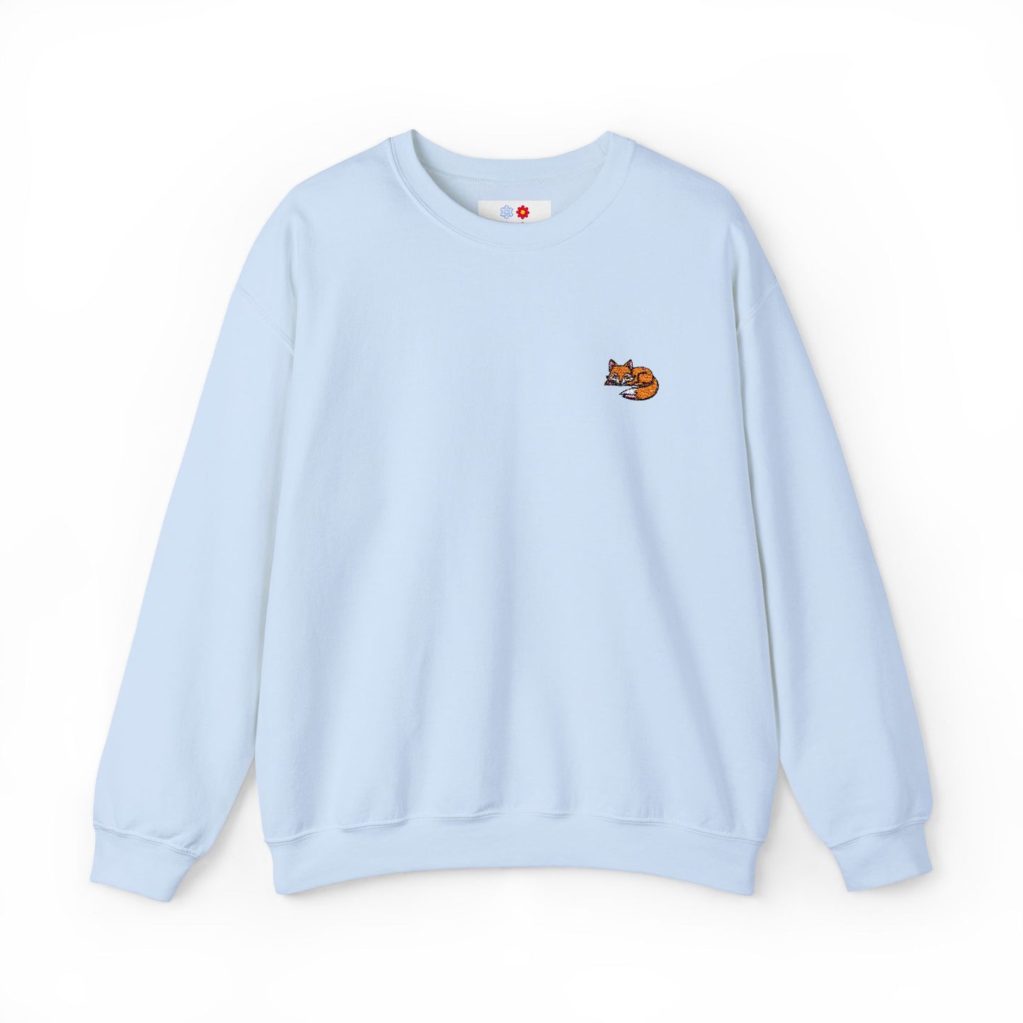 Embroidered Fox Crewneck