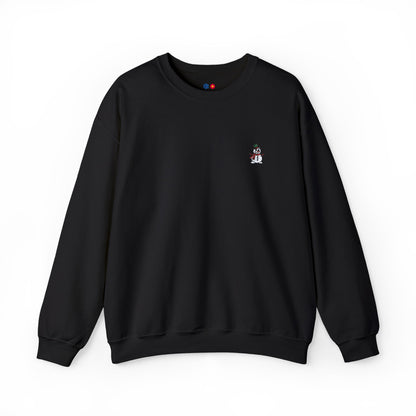 Embroidered Snowman Crewneck