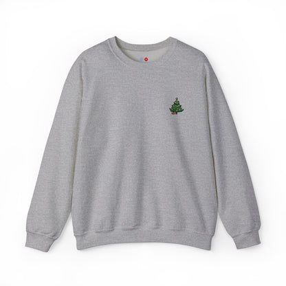 Embroidered Christmas Tree Crewneck