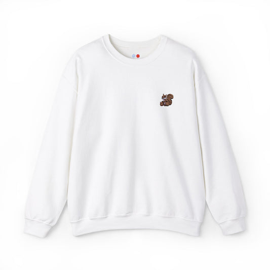 Embroidered Squirrel Crewneck