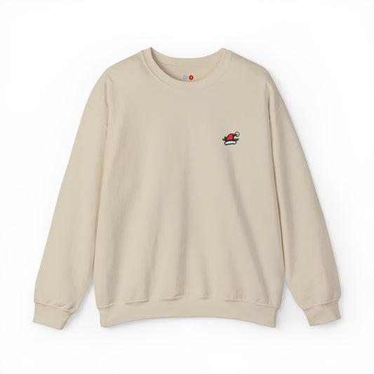 Embroidered  Santa Hat Crewneck