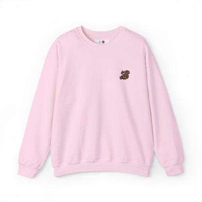 Embroidered Squirrel Crewneck