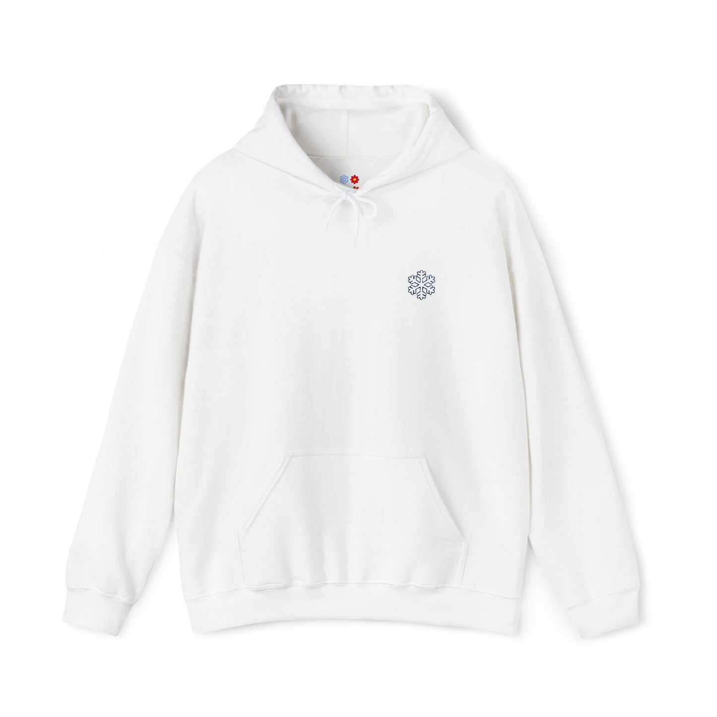 Embroidered Winter Logo Hoodie