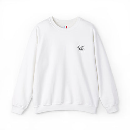 Embroidered Essential Leaf Crewneck